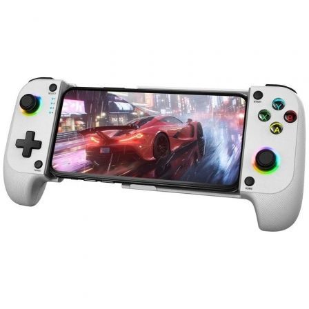 Mars Gaming MGPX Mando Inalámbrico Bluetooth 5.0 Gamepad 2en1 RGB Blanco Compatible PC PS4 Switch Android iOS Mars Gaming MGPX Mando Inalámbrico Bluetooth 5.0 Gamepad 2en1 RGB Blanco Compatible PC PS4 Switch Android iOS